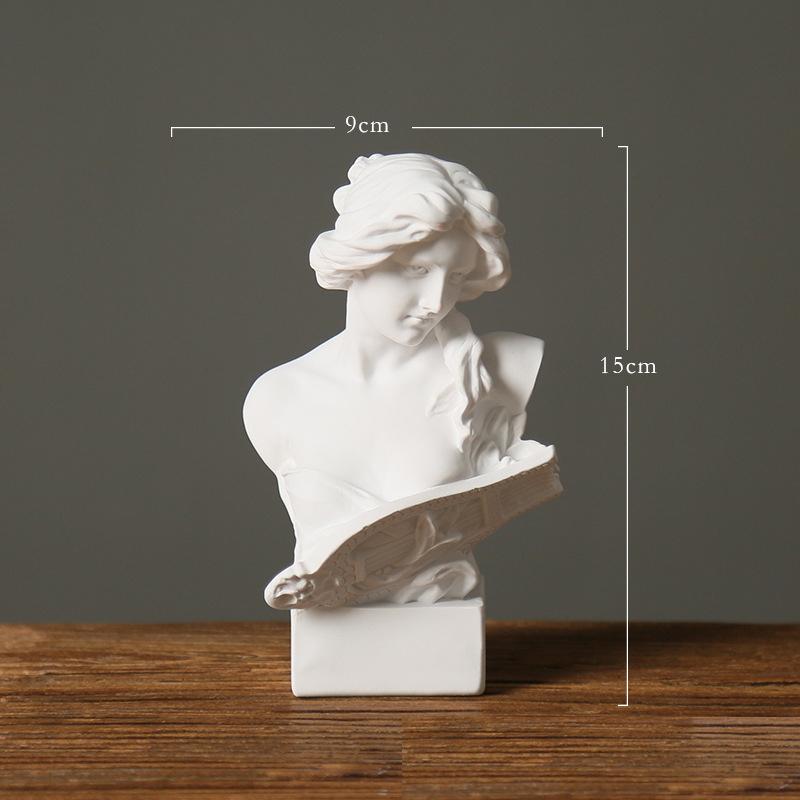 

15 см статуя из смолы ретро греческая мифология скульптура фигурка орнамент домашний офис художественное украшение B#
