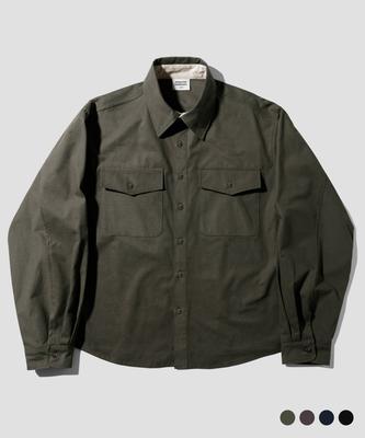 PERSTEP Cotton Two-Pocket Shirt Moss Green Smls4686
