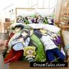 3D Anime Bed Sheet Set Carnival Phantasm Bedding Set Single Twin Full Queen King Size Bed Set Adult Kid Bedroom Duvet Cover Sets