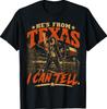 Hes from I Can Tell Chainsaw Horror Halloween T-Shirt