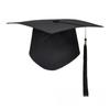 Graduation Hat with Tassel Adjustable Matte Bachelor Hat Sturdy Board Ceremony Party Graduation Cap Celebration Decor