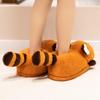 Cozy Panda Fluffy Slippers: Warm, Thickened, Closed-Back for Comfortable Winter Wear