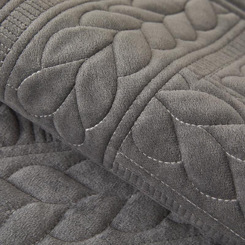 Nordic Plush Sofa Cover Cloth Light Luxury High-Grade Winter Thickened Modern Simple Cover Cover Non-Slip Stain-Resistant Sofa Cushion