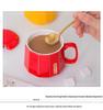 Modern Diamond-Shaped Ceramic Coffee Mug – Stylish and Unique Breakfast Cup