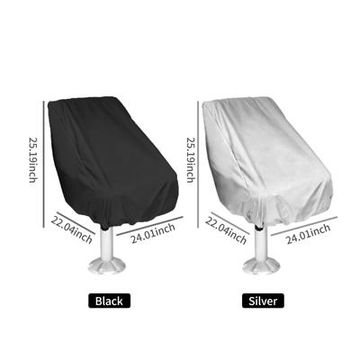 Boat Seat Cover Waterproof Heavy-Duty Weather Resistant Chair Protective Cover Outdoor Chair Cover