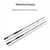 Spinning Casting Dual Use Fishing Rod 1.65m 2 Section Fiberglass Lure Tackle for Beginner and Pro Anglers