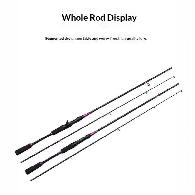 Spinning Casting Dual Use Fishing Rod 1.65m 2 Section Fiberglass Lure Tackle for Beginner and Pro Anglers