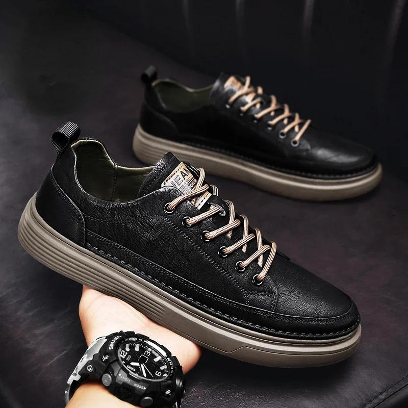 Sneakers Nere Autunnali Uomo Moda Allacciatura Piatte Casual Scarpe Sportive Versatili Outdoor Leggere Scarpe da Corsa Homme