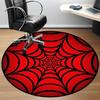 1 Stück Spinnennetz Büro Runder Teppich, Matte Geeignet Für Büro, Unter Bürostühlen Schlafzimmer Wohnzimmer Heimdekoration, Zimmer Deko