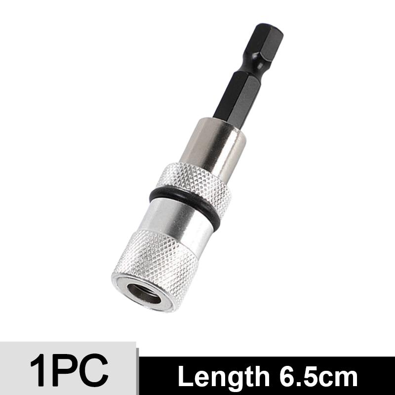 1/6x Hex Shank Magnetic Screwdriver Bit Holder Adjustable Screw Depth Extension Bar 1/4 Inch Power Drill DIY Tool Quick Release