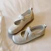 Leather Sports Mary Jane Shoes Women's Summer 2025 New Thin-soled Ballet Women's Shoes Versatile Casual Shoes