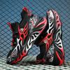 2024 New Men's Shoes Sneakers Camouflage Flying Weaving Bonfire Leisure Running Sneakers