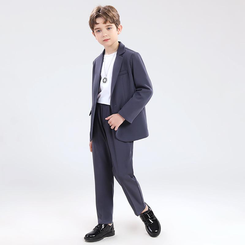 Children's Spring Suit Set: Boy's Casual Performance & Photography Outfit, Flower Boy Wedding Attire