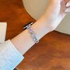 Sugar Color Diamond Compatible For Apple Watch Ultra band 49mm 40mm 42mm 44mm 45mm 38mm for iWatch Series 11/10/8/7/6/SE/9 Fashionable Handmade Strap
