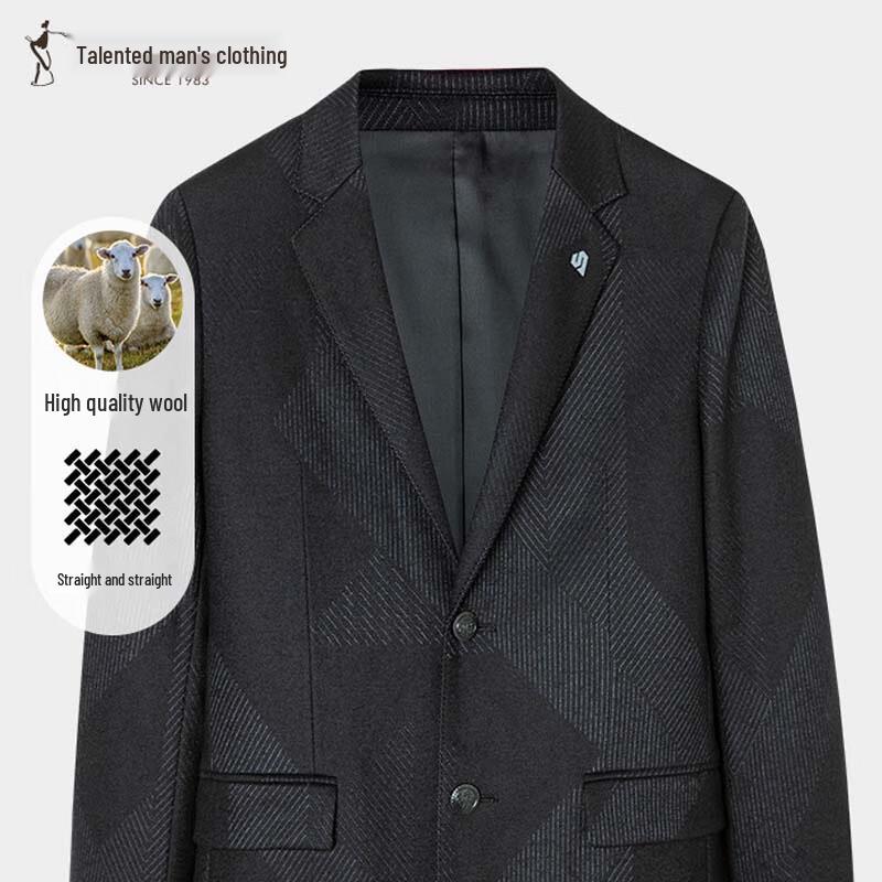 

TRIES Men s Mid-Length Wool Blend Overcoat M 46