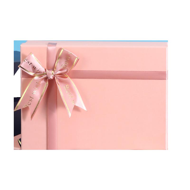 Elegant Valentine’s Day Cosmetic Gift Box with Bow - Lipstick Packaging Solution