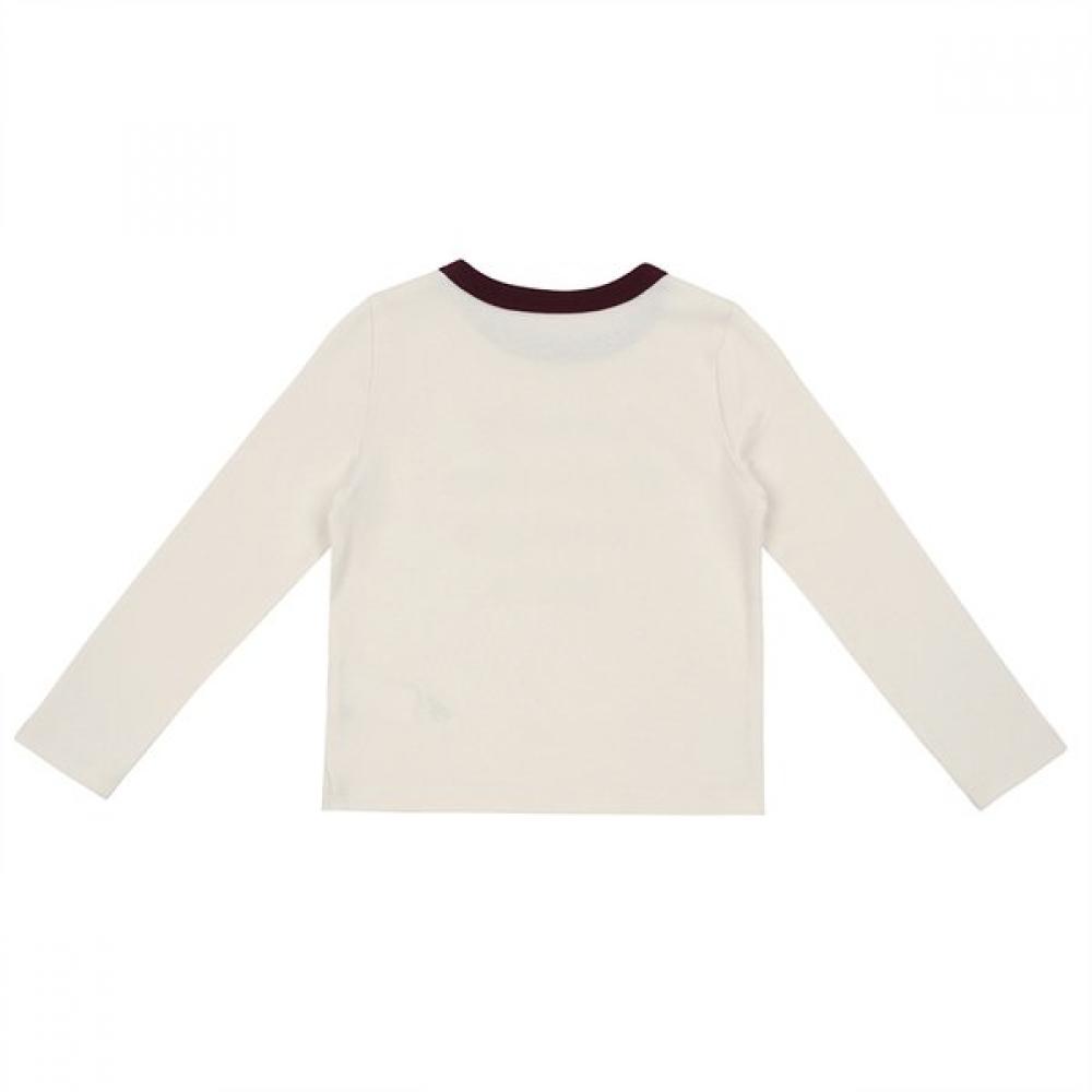 Tiffany Color Block LeTTering T shirT T54kbT060