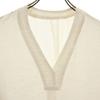 unused PLUS OTO.HA Five-quarter sleeve V neck Long dress 2 off white Women Used
