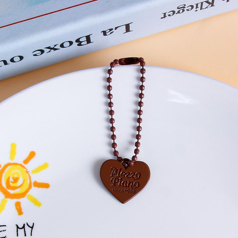 

Прочный красочный брелок в форме сердца, креативный милый брелок в форме сердца, кавайный рюкзак, украшения, аксессуары, подарки