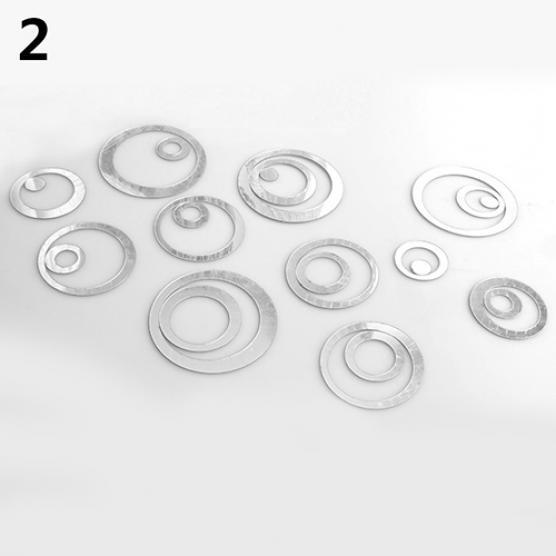 aooyaoo Circle Mirror DIY Wall Sticker Wall Decoration 24pcs Grey aooyaoo Circle Mirror DIY Wall Sticker Wall Decoration 24pcs Grey