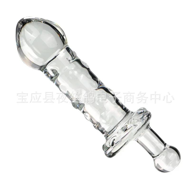 Anus Dilator Prostate Massage Stimulation Glass Anal Butt Plug Stick Sex Toy For Adult Women Anal Plug Anal Beads Vaginal G-spot