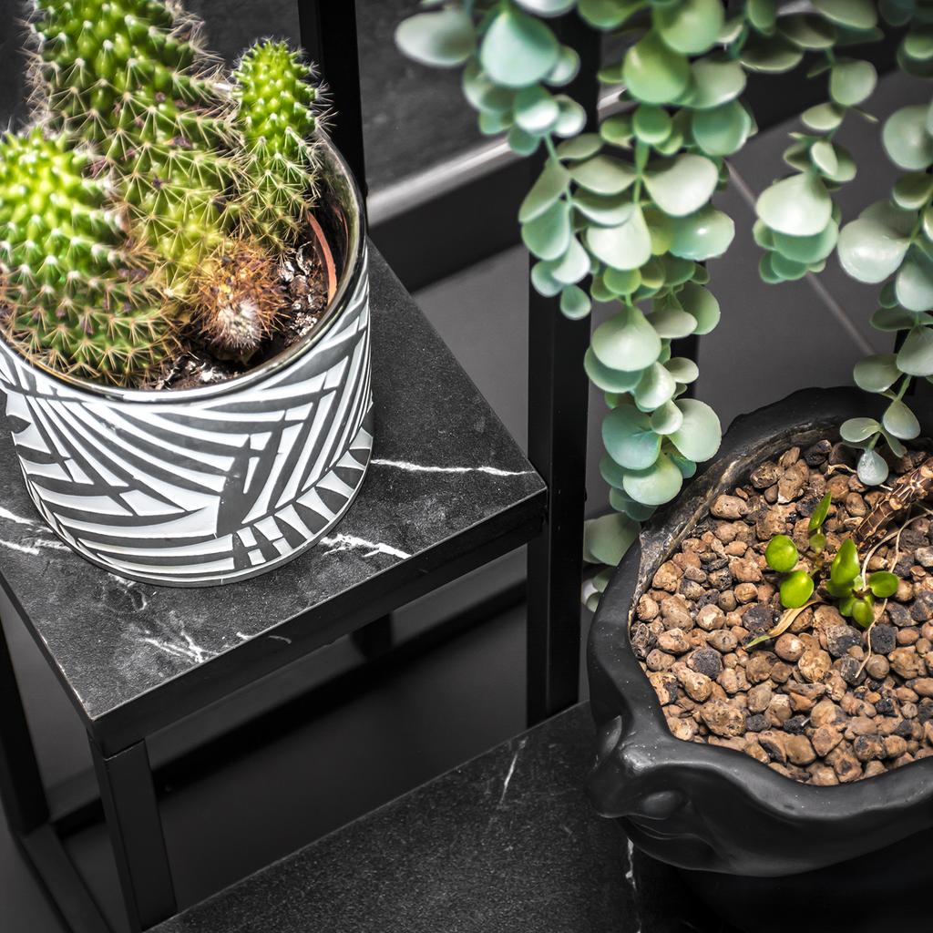 Metal Flower Stand, 6-tier, Metal Loft Plant Pots, Flower Rack