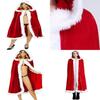Premium Quality Adult Christmas Mrs Santa Claus Cosplay Costume Fancy Hooded Cloak Manteau Xmas For Festive Celebrations