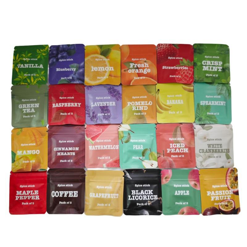 3Pcs/Bag Whistle Replacement Aromatherapycotton Core Fruit Flavor Quit Smoking Smokeless Preferred Infused Essential Oil