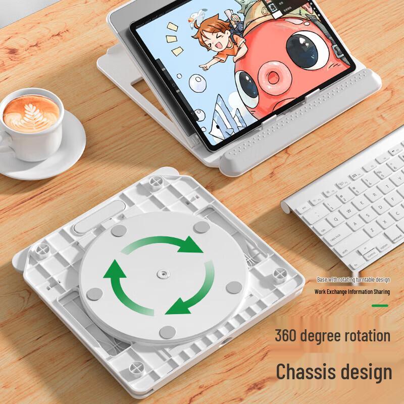 Biaoyi Aluminum Adjustable Laptop and Monitor Stand