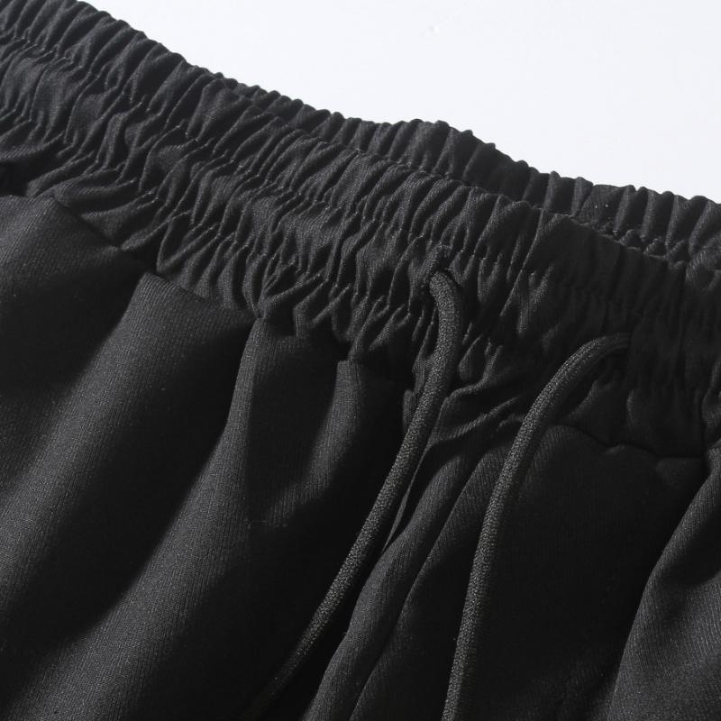 Four Seasons New Slim Casual Trousers Simple Leisure Pure Colour Spell Leather Trousers Micro Elastic Youth Popular Trousers