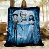 1PC Corpse Bride Outdoor Blanket Lightweight Flannel, Soft & Warm, All-Season, Outdoor, Camping, Living Room, Office,  L1106039
