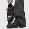 Fashion New Thick Soled Men's Leather Shoes Business Comfort Style Thick Soled Daily Shoes Hot Selling Retro and Minimalist 38-4