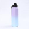 Amerikanischer Stil 304 Edelstahl Vakuumisolierte Thermoskanne – doppelwandig, großes Fassungsvermögen, Wasserflasche für Outdoor-Sportarten.
