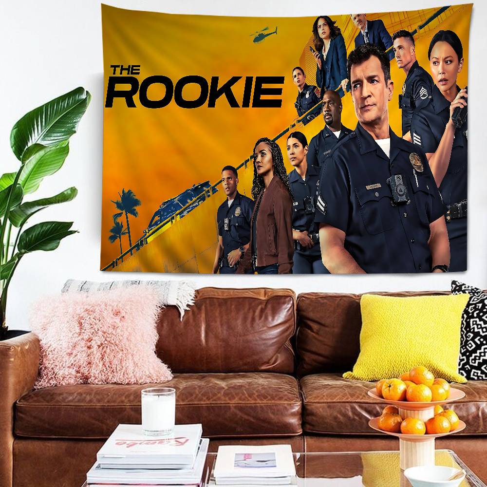 Movie The RRookie Cartoon Tapestry Art Science Fiction Room Home Decor Wall Hanging Sheets