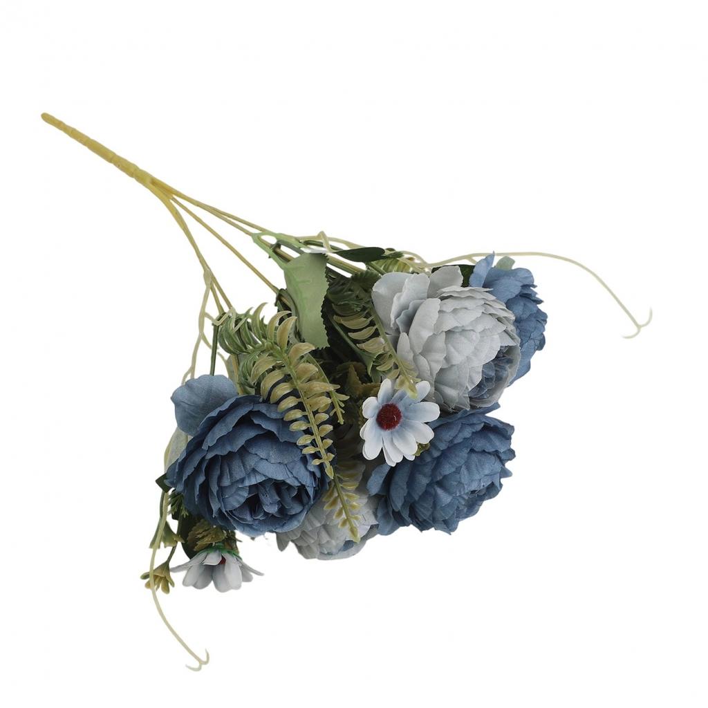 Nepbloemen Simulatie Boeket Pioenroos Roos Huisdecoratie Kunstmatig Boeket