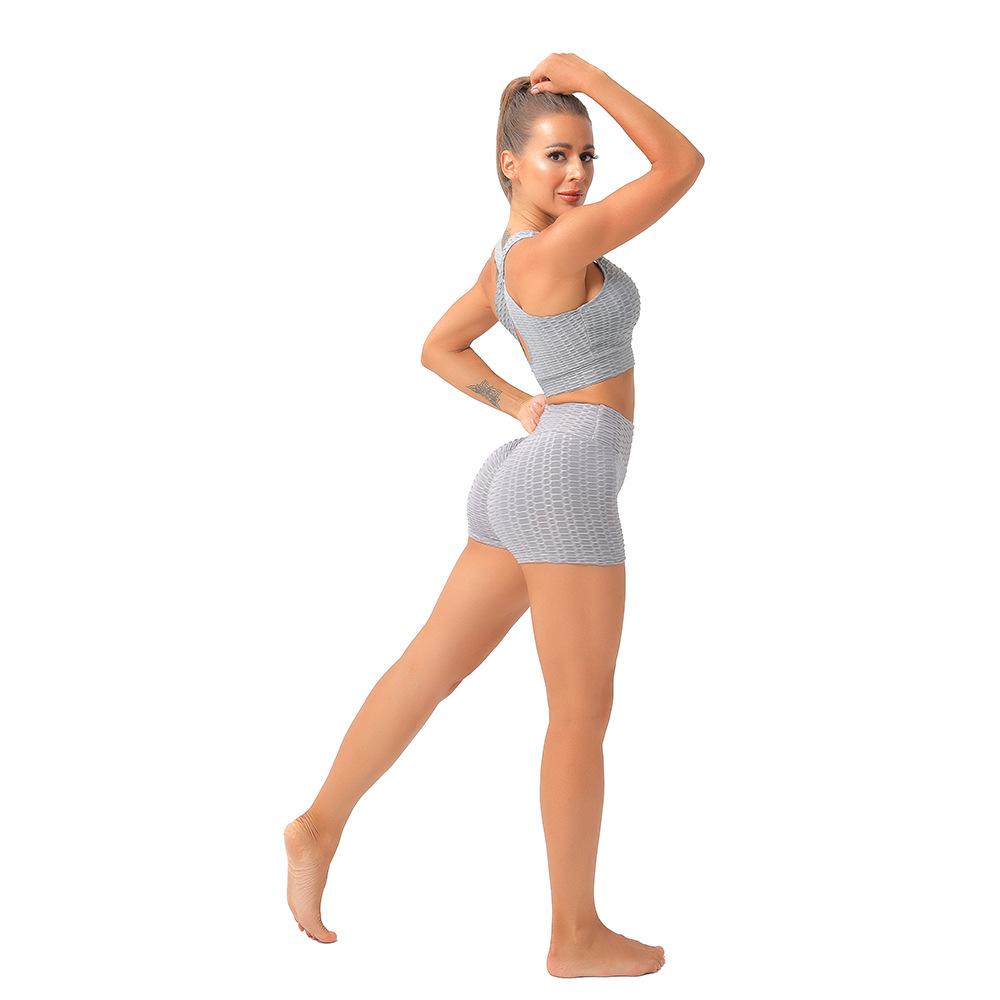 2 Piece Seamless Yoga Set Workout Clothes Fitness Sportswear Gym Set Sport Set Women Sports Bras Yoga Shorts Women Gym Clothing