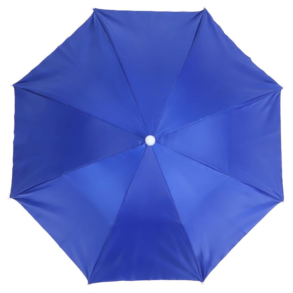 Adult Umbrella Hat Waterproof Foldable Sun Hat Headwear for Outdoor Fishing HikingDark Blue