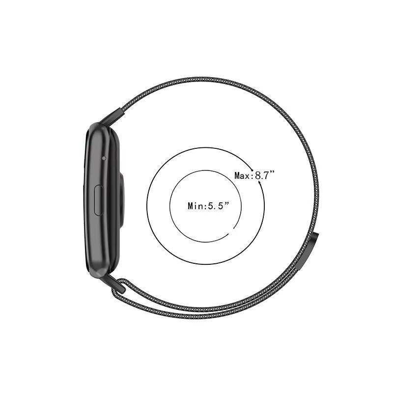 20mm 22mm watch Strap For Samsung Galaxy watch 7/FE/5 pro/6/4/Classic Milanese Loop Bracelet correa Huawei gt 2 3 4 5 6 pro band