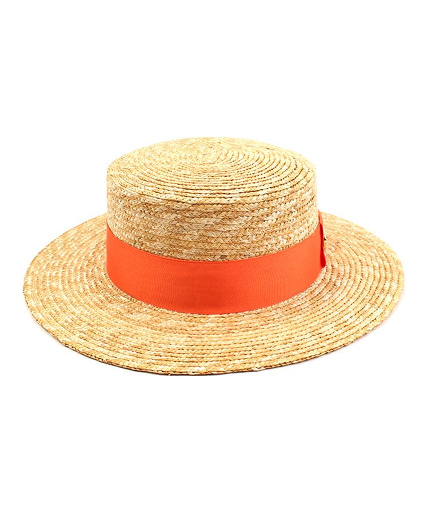 Yunibeosyeolkemiseuteuli Kangkang Orange Line Panama Hat Panama Hat
