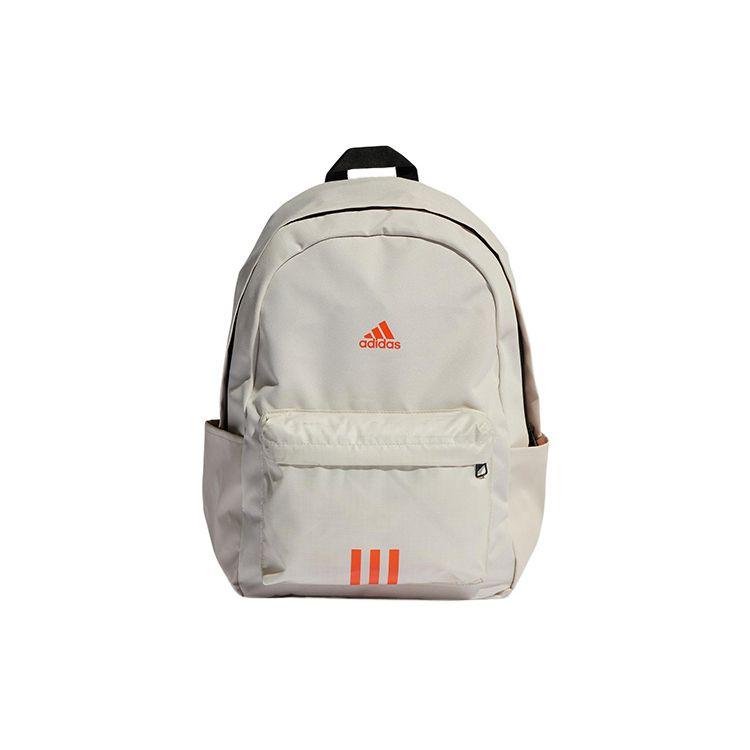 Adidas Clsc Bos 3S BP Series Sports Casual Brand Logo Zipper Backpack Unisex Backpack Brown HM9146