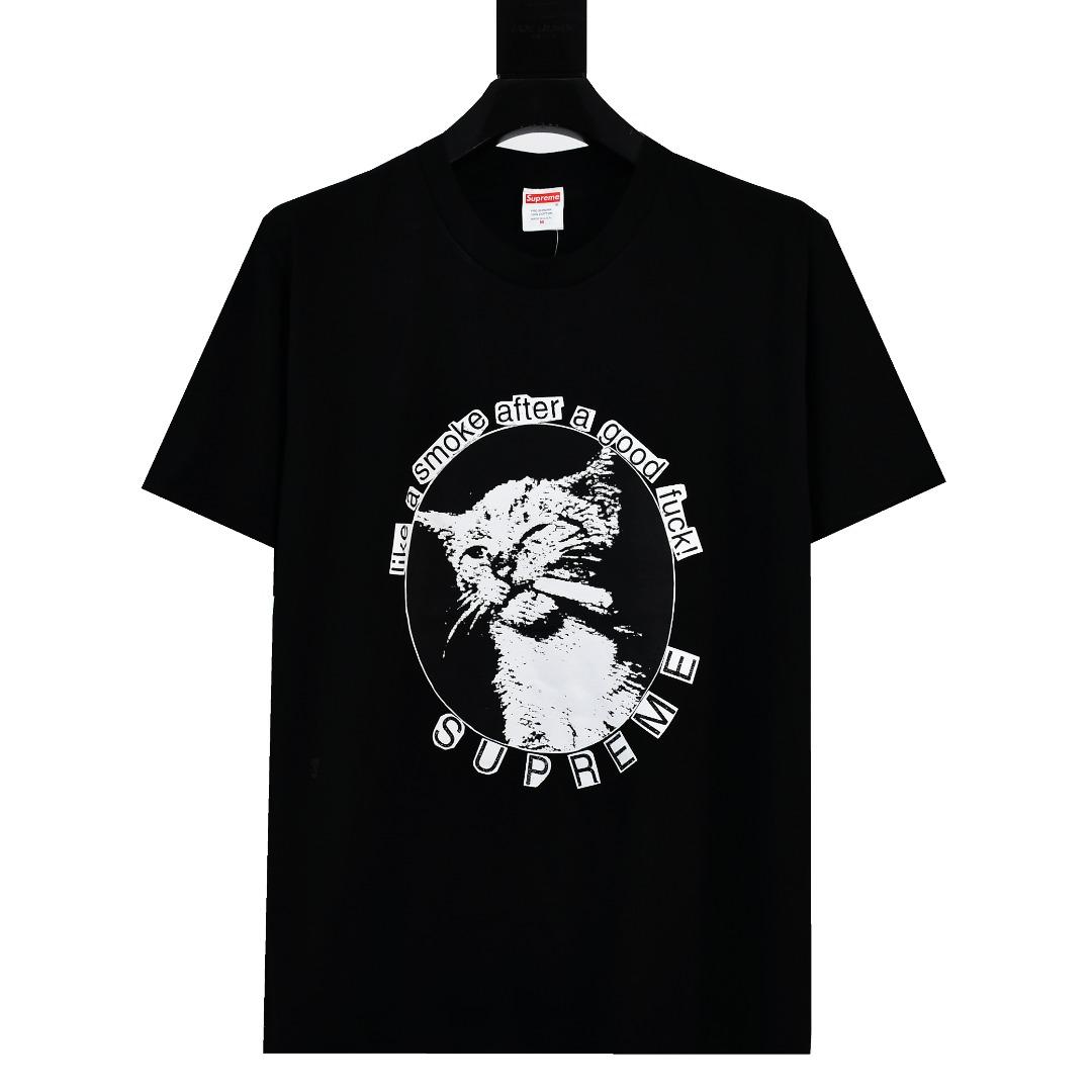

798 Supreme 2025 Summer New High Quality Cotton Round Neck Loose Large Size Men s and Women s T-shirt Couple T-shirt 2XL білий