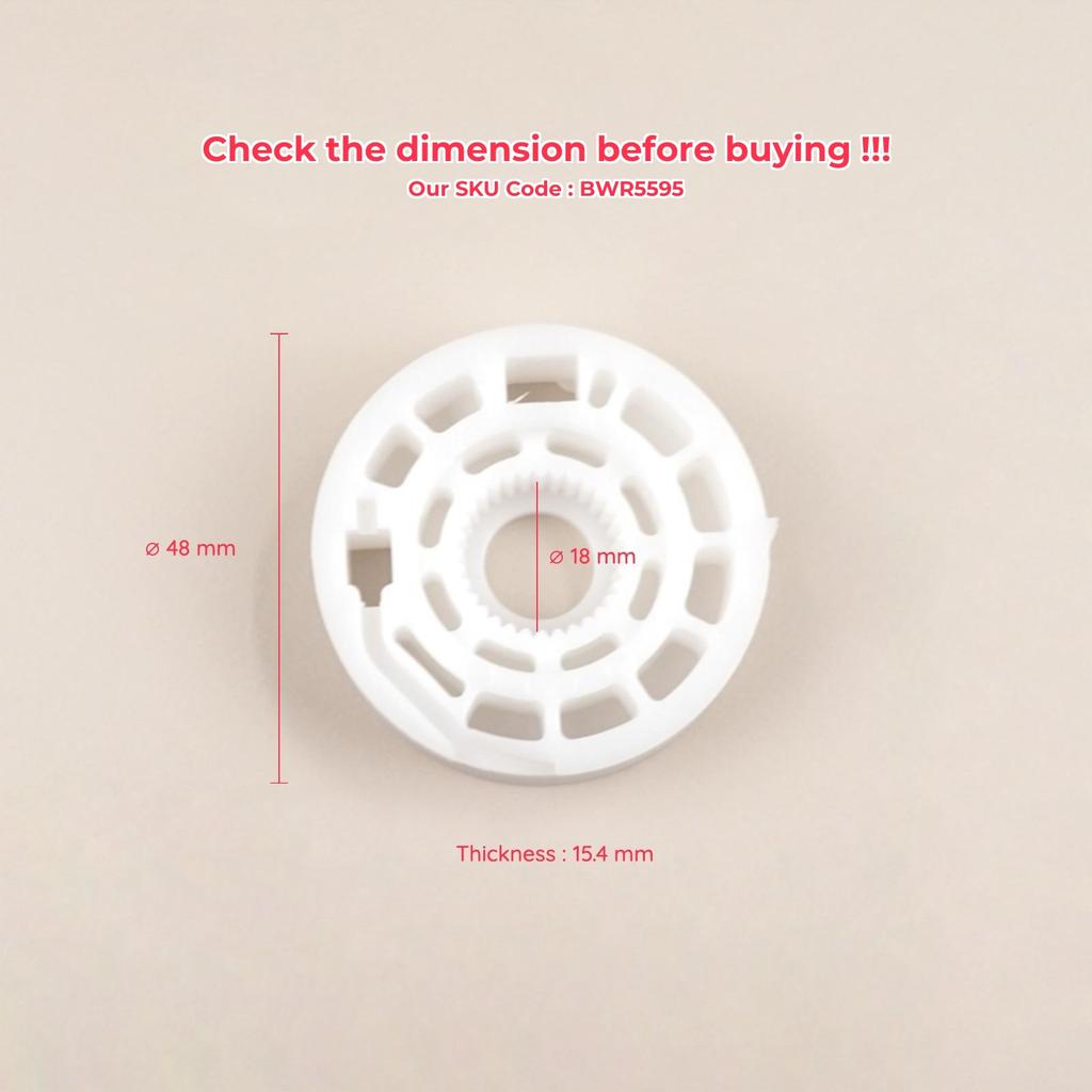 BWR5595 Window Regulator Repair Cable Roll Gear Reel Wheel Pulley for Mitsubishi Carisma DA 1995-2006 4/5 Door