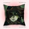 S-Sally F-Face Pillow Case Plush Pillow Cases Home Decoration Pillow Cover for Sofa Bed Chair Living Room