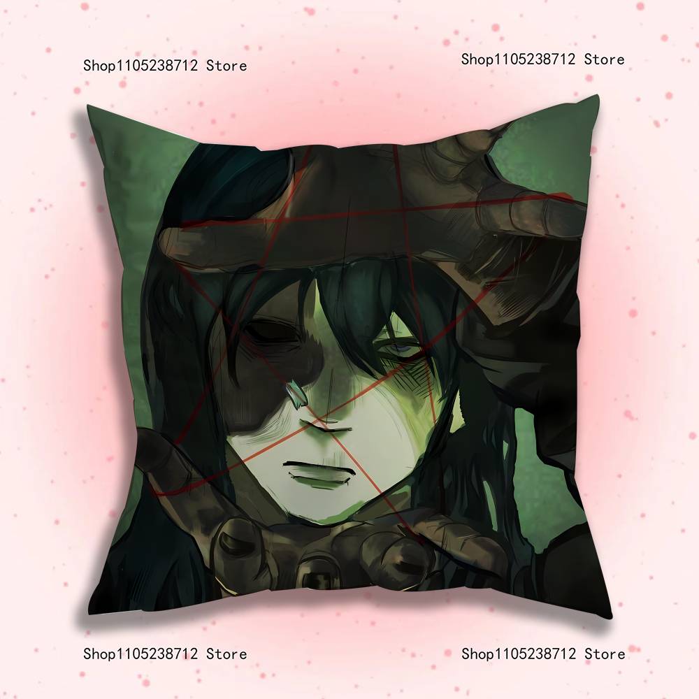 S-Sally F-Face Pillow Case Plush Pillow Cases Home Decoration Pillow Cover for Sofa Bed Chair Living Room