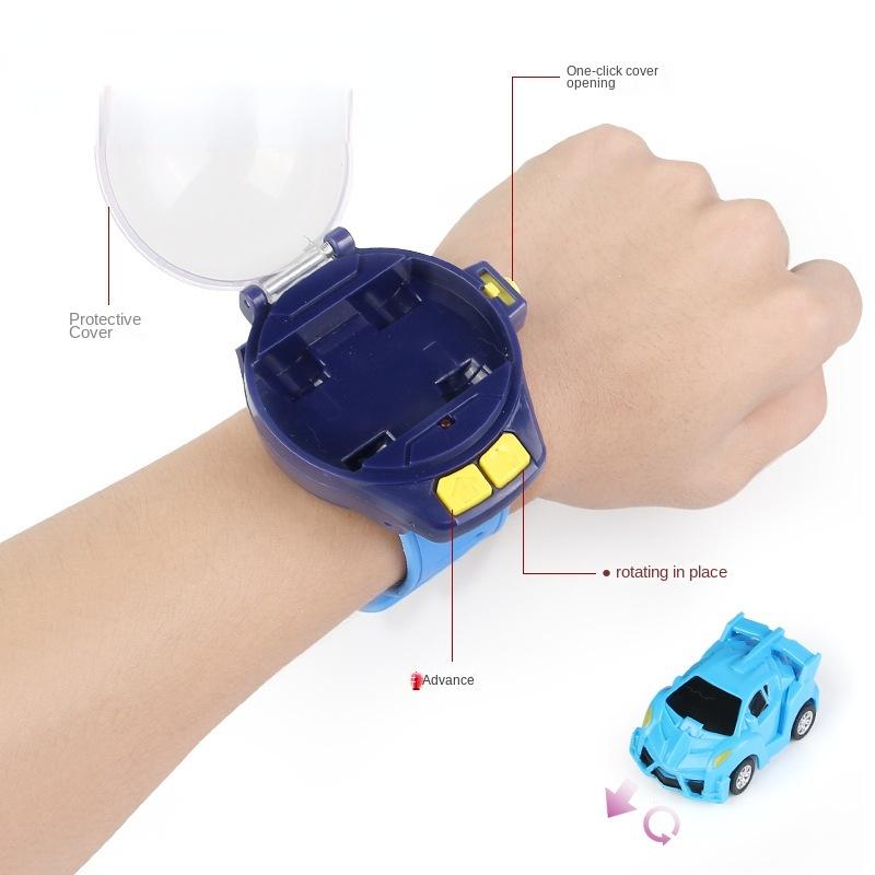 Mini Electric Watch Car Racing 2.4G Remote Control Car Portable Vehicle Kids Toys Christmas Gifts Parent-Child Interaction Game