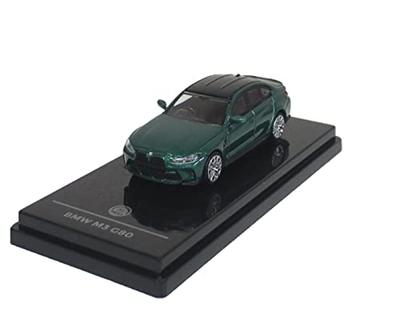 PARAGON Scale BMW M3 G80 Isle of Man Green RHD Miniature Car 1/64