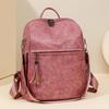 Women's backpack Fashion new retro backpack Multifunctional large capacity simple portable shoulder bag