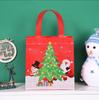 Reusable Christmas Bag Non-woven Fabric Christmas Decoration Storage Bag Non-woven Shopping Bag For Holiday Gift-giving