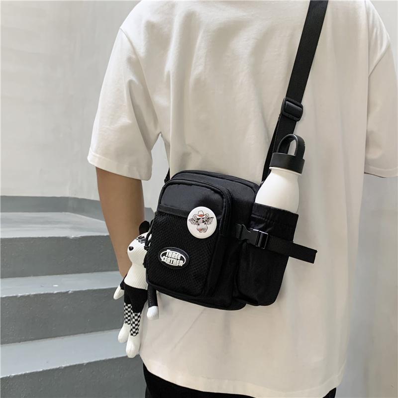 Herren Umhängetasche Mini Kleine Tasche Handytasche Kleine Quadratische Tasche Mehrschichtige Tasche