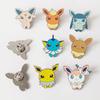 Let's Go Pikachu Eevee Enamel Pins Kawaii Pocket Monster Eeveelution Metal Cartoon Brooch Backpack Collar Lapel Badge